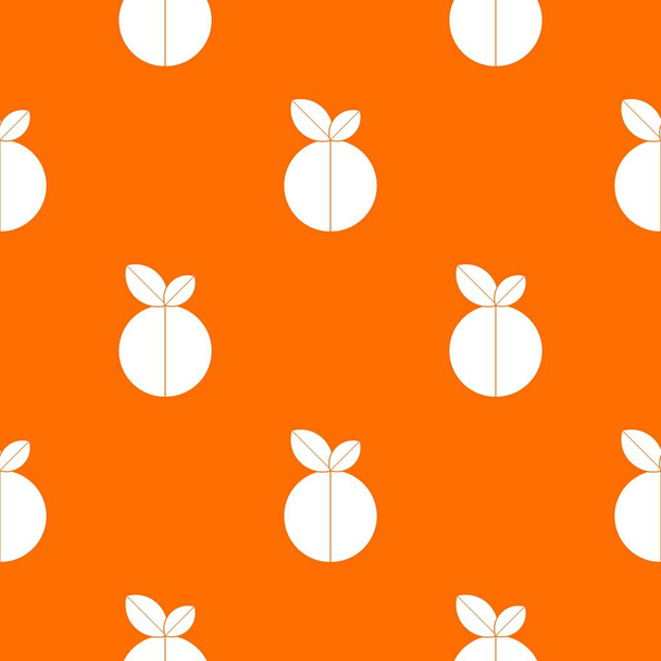 Round apple pattern seamless - Wektor, obraz