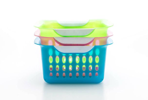 colorful plastic basket  - Fotoğraf, Görsel
