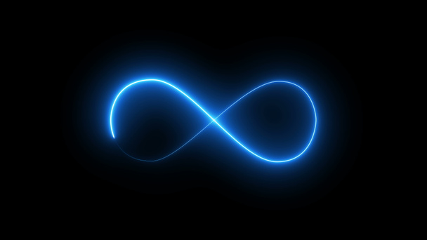 Abstract background with infinity sign. Digital background - Zdjęcie, obraz