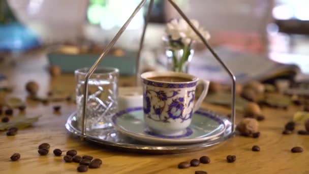 Традиционный турецкий кофе - Кадры, видео