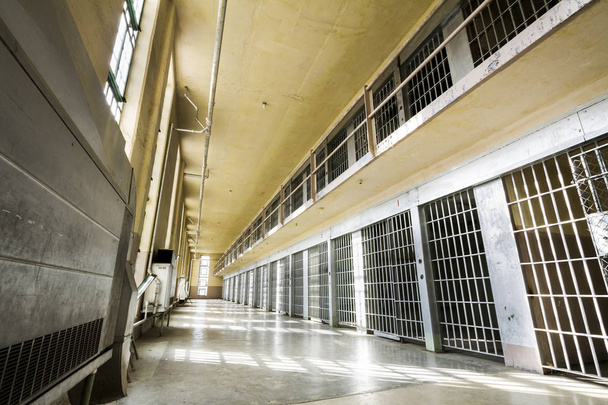 ultrawide image of prison bars  - Photo, Image