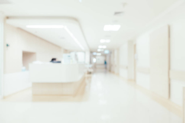 Абстрактное размытие лечебного и клинического интерьера больницы
 - Фото, изображение