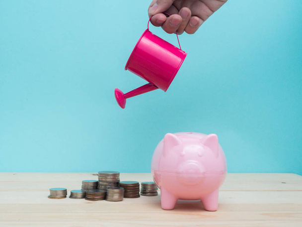 Piggy Bank Money Saving Finance Concept - 写真・画像