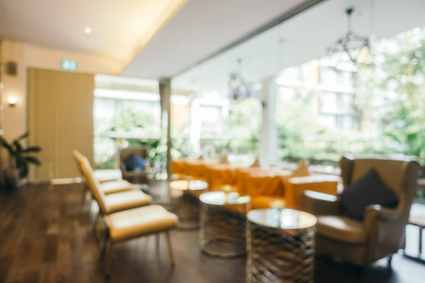 Abstract blur living area in hotel lobby interior - Φωτογραφία, εικόνα