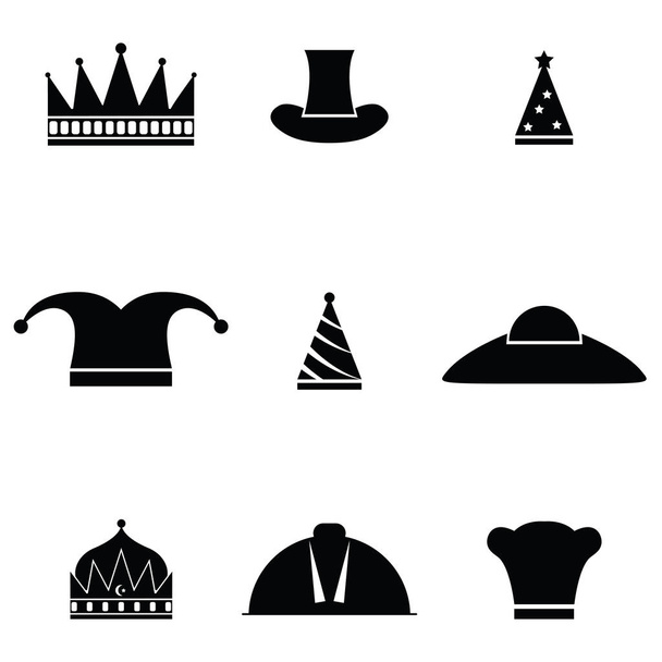 the hat icon set - Vector, Image