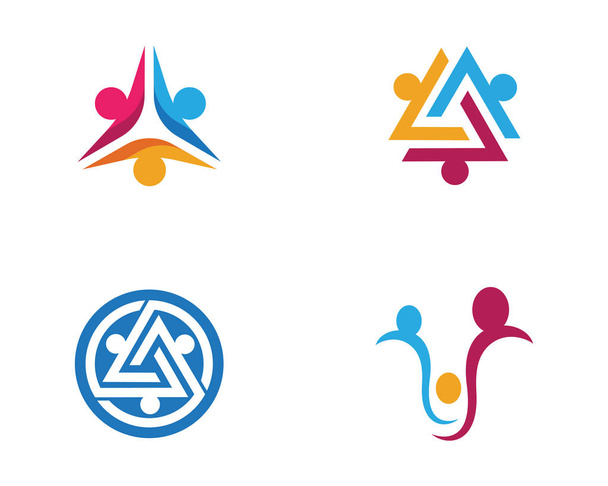Aanneming en communautaire zorg Logo - Vector, afbeelding