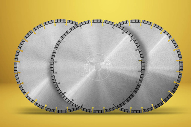 Режущие диски с бриллиантами - Алмазные диски для изоляции бетона
 - Фото, изображение
