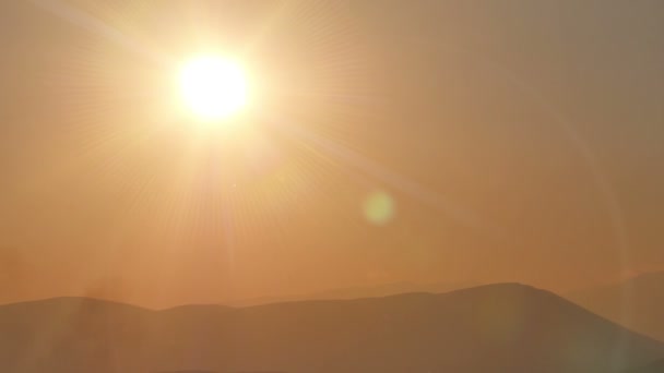 lapso de tiempo de puesta de sol de oro
 - Metraje, vídeo