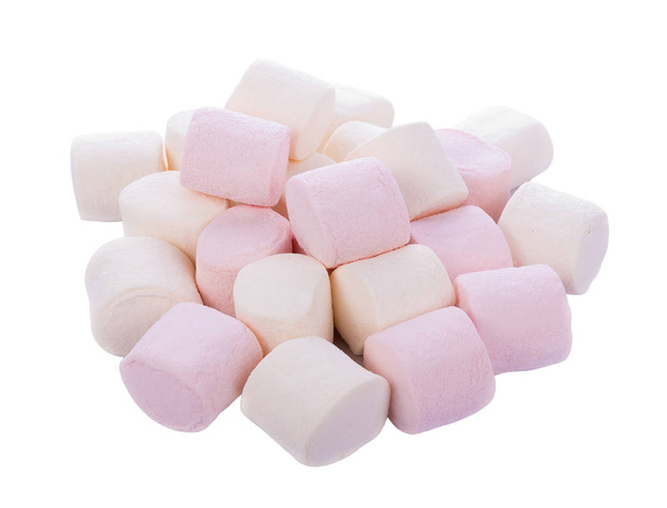 marshmallows op witte achtergrond - Foto, afbeelding