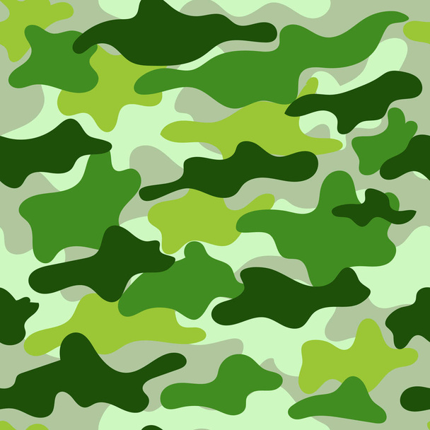 απρόσκοπτη μοτίβο του καμουφλάζ, στρατιωτικό υπόβαθρο - Διάνυσμα, εικόνα
