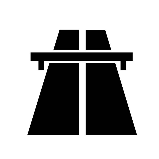 Sinal de estrada que indica uma estrada ou auto-estrada com portagem
. - Vetor, Imagem
