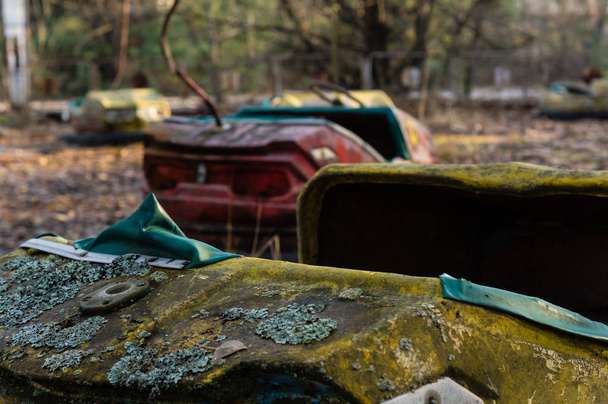 Autodrome in Pripyat - Foto, afbeelding