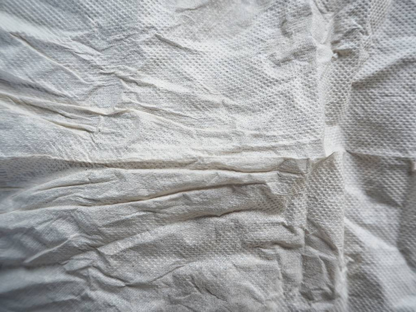 Cerrar vista de la textura de servilletas de papel blanco
  - Foto, Imagen