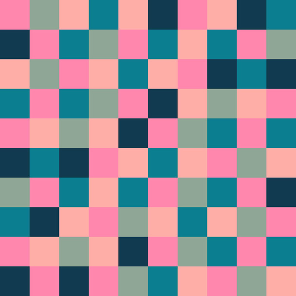  varrat nélküli mintát multi-színes négyzetek - Vektor, kép