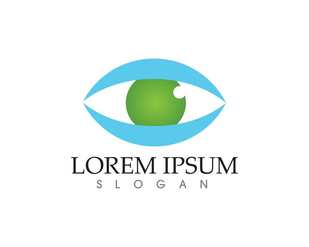 Modèle de logo et symboles de soins oculaires icônes vectorielles ap
 - Vecteur, image
