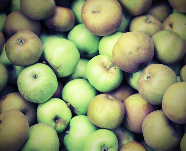 Bio-grüne Äpfel grün - Foto, Bild