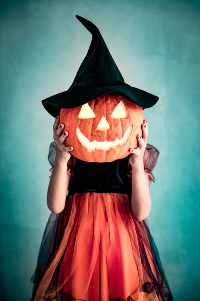 Halloween Pumpkin Autumn Holiday Concept - 写真・画像