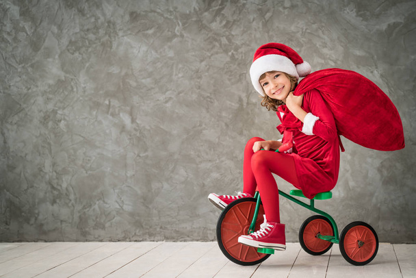 child rides a bike  - Foto, Bild