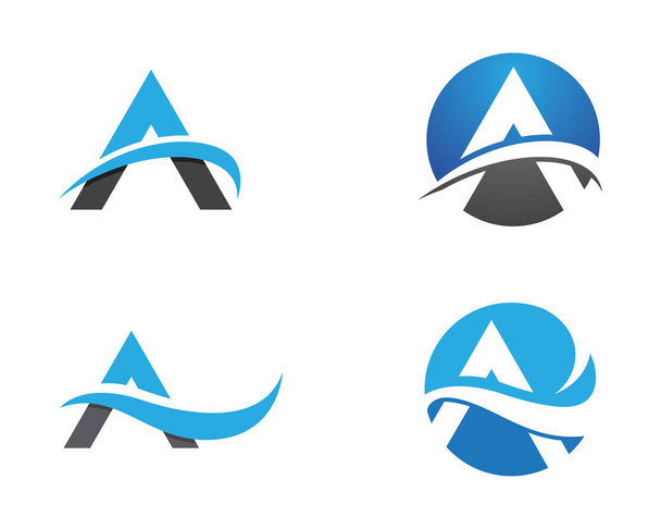 Mektup Logo iş şablonu - Vektör, Görsel