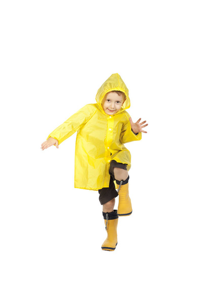 child with raincoat - Zdjęcie, obraz
