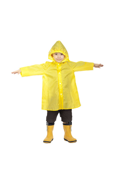 child with raincoat - Foto, Imagem