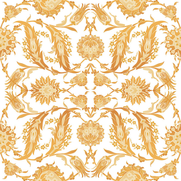 Arabesque décor vintage motif floral orné pour modèle de conception
 - Vecteur, image
