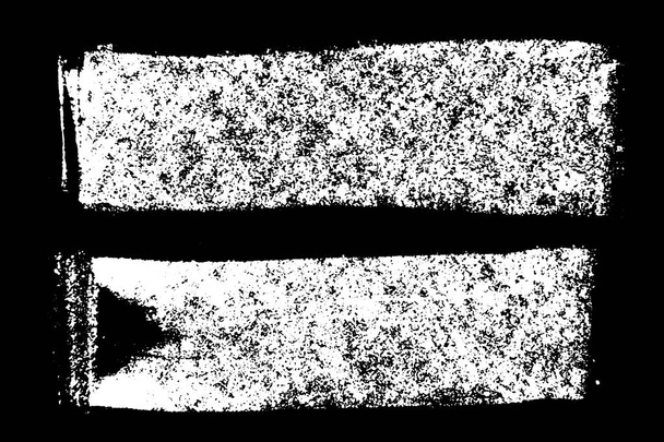 Grunge línea blanca sobre fondo negro (Vector
) - Vector, imagen