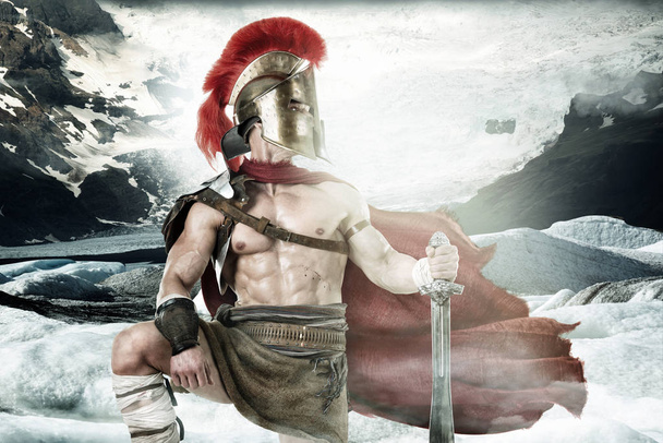 Starożytne żołnierz lub Gladiator - Zdjęcie, obraz