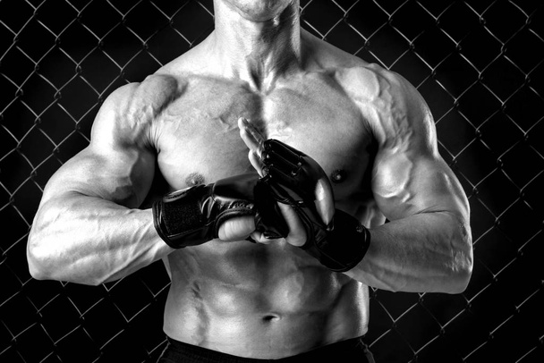 Torse d'athlète MMA
 - Photo, image