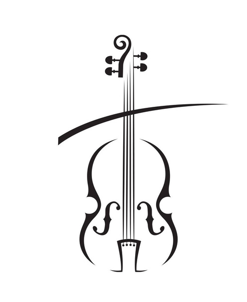 Bild der Geige - Vektor, Bild