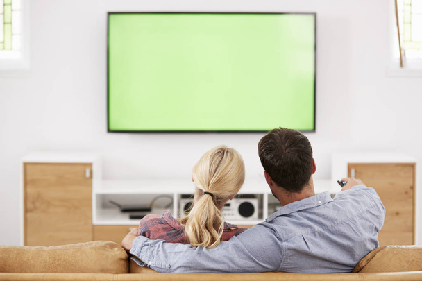 Couple Watching Television  - Foto, Imagem