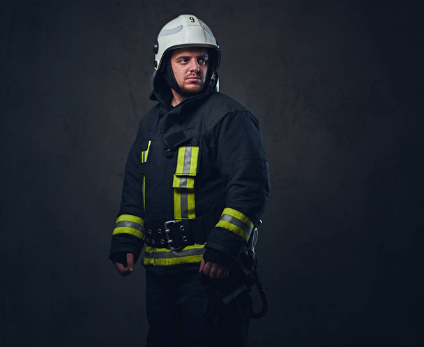 Firefighter in safety helmet. - Photo, Image