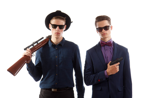 Men with guns - Фото, изображение