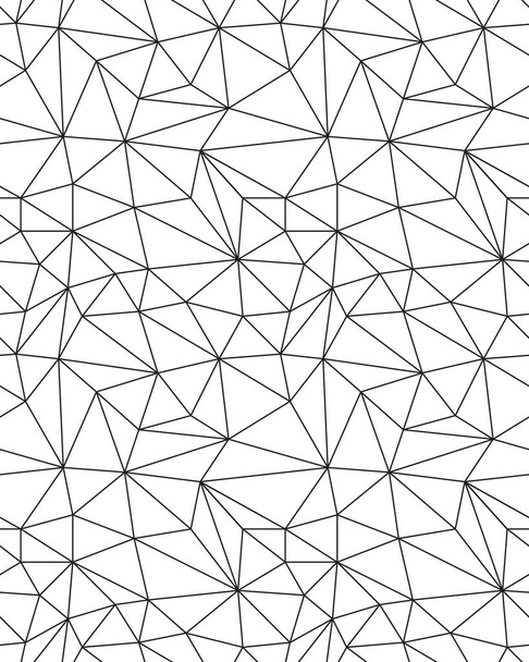 Seamless polygonal pattern background - Vector, Image