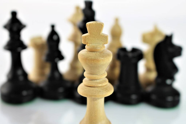An concept image of chess figures - Photo, Image