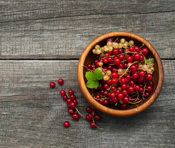 Bowl with red currant - Foto, Imagem