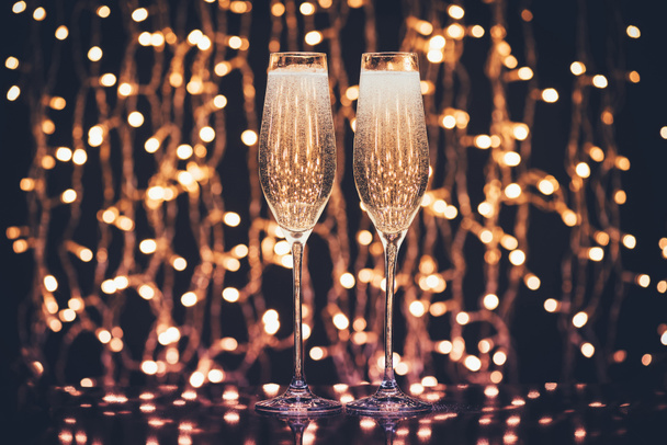 glasses full of champagne - Photo, Image