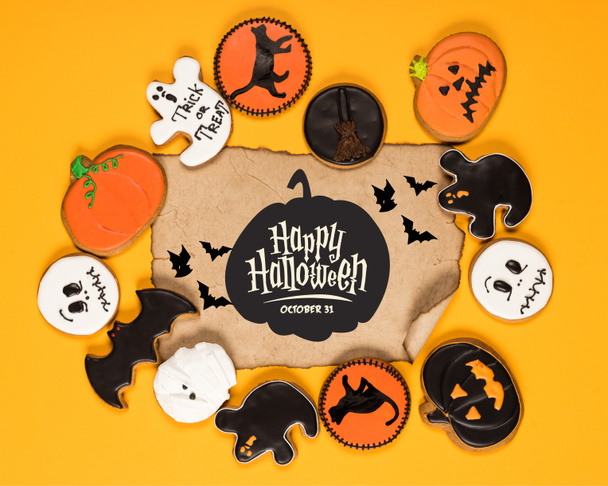 marco de galletas de halloween
 - Foto, imagen