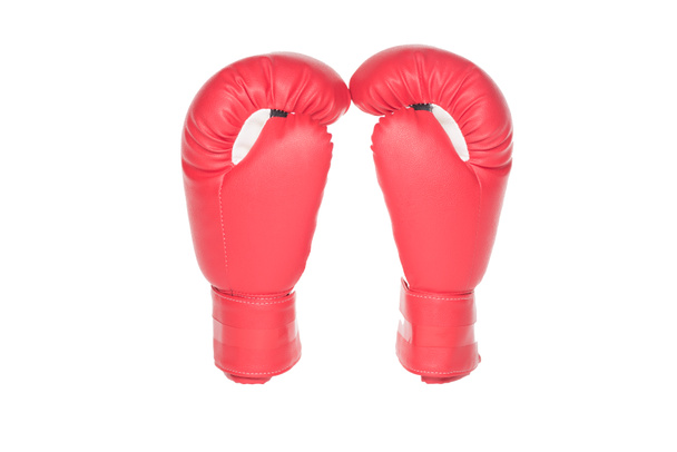 red boxing gloves - 写真・画像