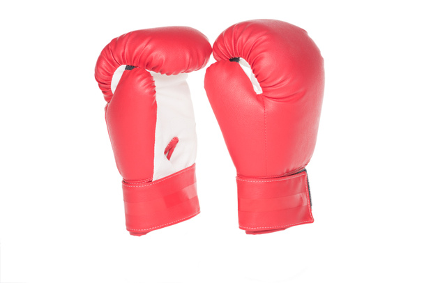 red boxing gloves - 写真・画像