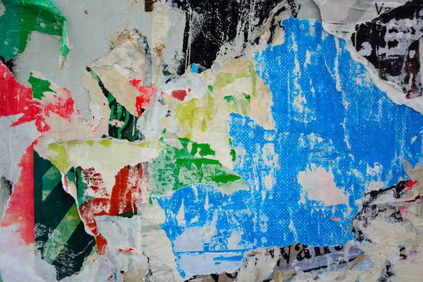 Абстрактные порванные плакаты
 - Фото, изображение