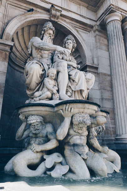 Rzeźby w centrum Wiednia, Austria - Zdjęcie, obraz