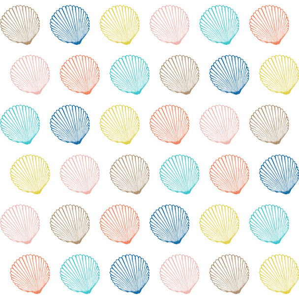 shells_pattern 5-02 - Vector, afbeelding