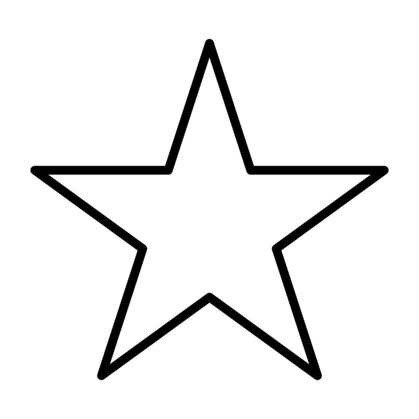 Ícone de estrela. Ilustração vetorial
 - Vetor, Imagem