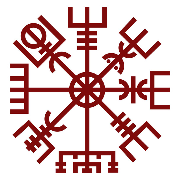 Vegvisir Runen Runes - Vector, Image