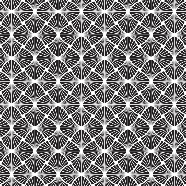 Абстрактний безшовний чорно-білий арт-деко Векторний візерунок
 - Вектор, зображення
