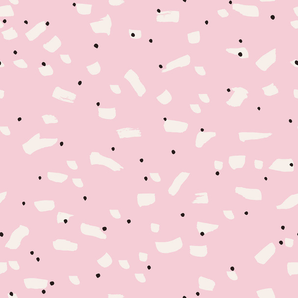 Pattern with lines and dots - Vector, afbeelding