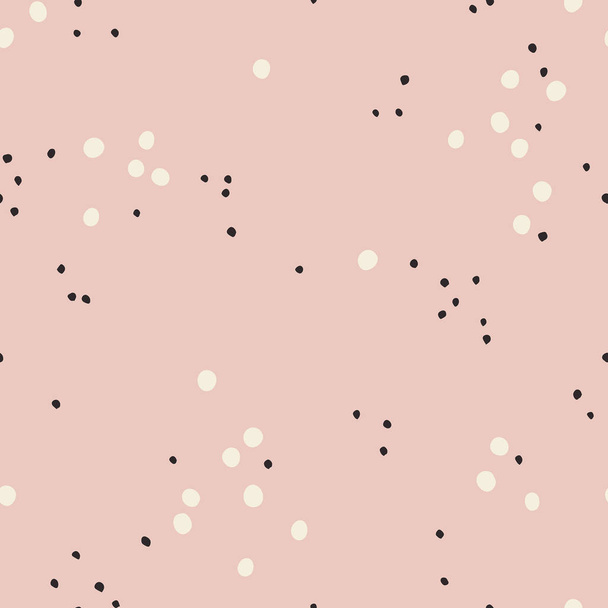 Seamless pattern with chaotic dots - Vettoriali, immagini