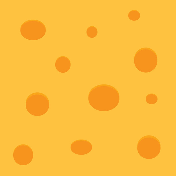 sárga sajt textúra vagy háttér vektor illusztráció - Vektor, kép