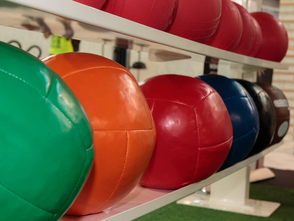 Colorful Fitness Medicine Balls - Photo, Image